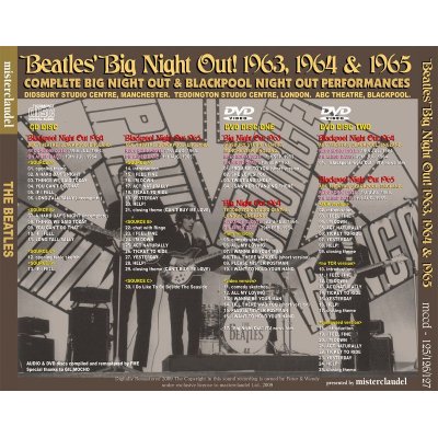 画像2: THE BEATLES / BIG NIGHT OUT! 【CD+2DVD】