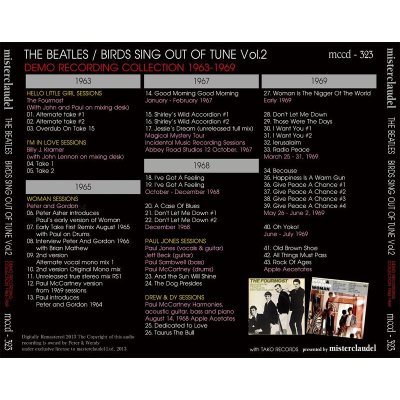 画像2: THE BEATLES / BIRDS SING OUT OF TUNE VOL.2 【1CD】