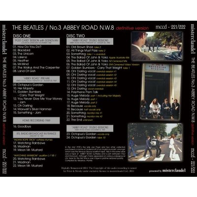 画像2: THE BEATLES / NO.3 ABBEY ROAD N.W.8 【2CD】