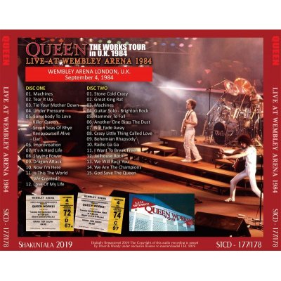 画像2: QUEEN / LIVE AT WEMBLEY ARENA 1984 【2CD】