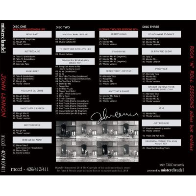 画像2: JOHN LENNON / ROCK N ROLL SESSIONS 【3CD】