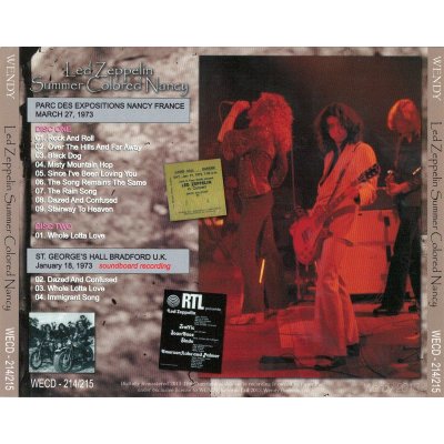 画像2: LED ZEPPELIN / SUMMER COLORED NANCY 【2CD】