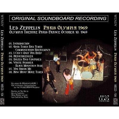 画像2: LED ZEPPELIN / PARIS OLYMPIA 【1CD】