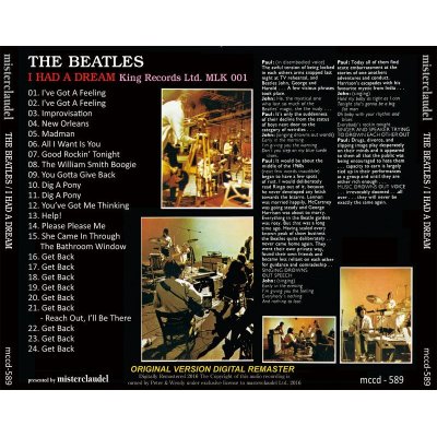 画像2: THE BEATLES / I HAD A DREAM 【1CD】