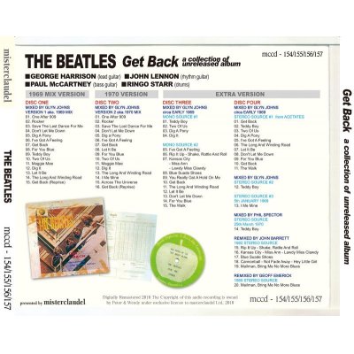 画像2: THE BEATLES / GET BACK a collection of unreleased album 【4CD+BOOKLET】