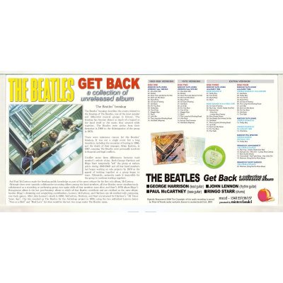 画像3: THE BEATLES / GET BACK a collection of unreleased album 【4CD+BOOKLET】