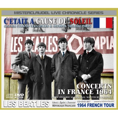 画像1: THE BEATLES / C'ETAIT A CAUSE DU SOLEIL (FRANCE 1964) 【CD+DVD】