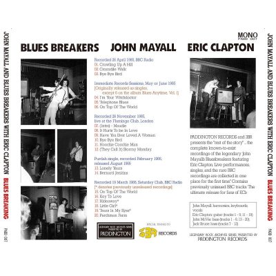 画像2: BLUES BREAKERS / BLUES BREAKING 【1CD】