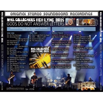 画像2: NOEL GALLAGHER 2015 GODS DO NOT ANSWER LETTER 2CD