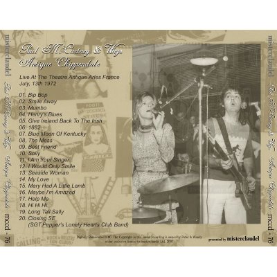 画像2: PAUL McCARTNEY / ANTIQUE CHIPPENDALE 【1CD】