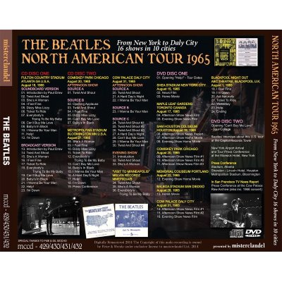 画像2: THE BEATLES / NORTH AMERICAN TOUR 1965 【2CD+2DVD】