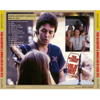 画像2: PAUL McCARTNEY / LIVE AT LEEDS 1973 【1CD】