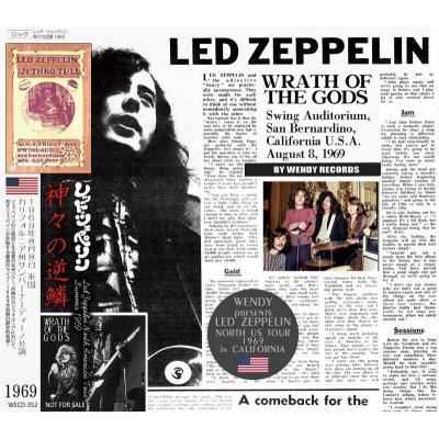 画像1: LED ZEPPELIN / WRATH OF THE GODS 1969 【CD】