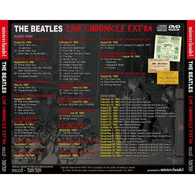 画像2: THE BEATLES / LIVE CHRONICLE EXTRA 【CD+DVD】