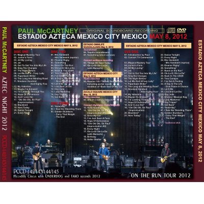 画像2: PAUL McCARTNEY / AZTEC NIGHT 2012 【3CD+DVD】