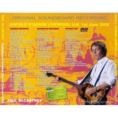 画像2: PAUL McCARTNEY / COMPLETE LIVERPOOL SOUND CONCERT 2008 【4CD+DVD】
