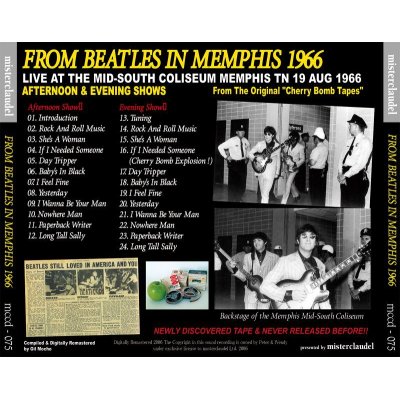 画像2: THE BEATLES / FROM BEATLES IN MEMPHIS 1966 【1CD】