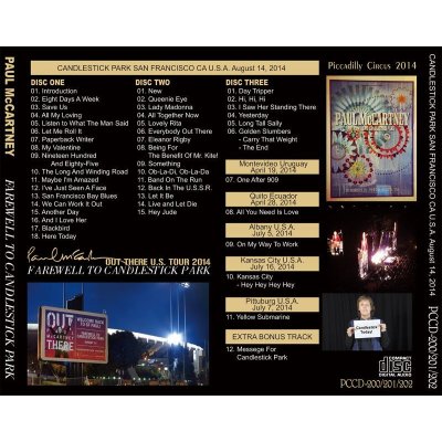 画像4: PAUL McCARTNEY / FAREWELL TO CANDLESTICK PARK 【3CD+2DVD】