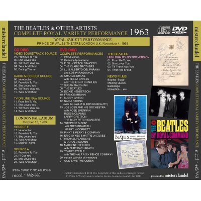 画像2: THE BEATLES / COMPLETE ROYAL VARIETY PERFORMANCE 【CD+DVD】