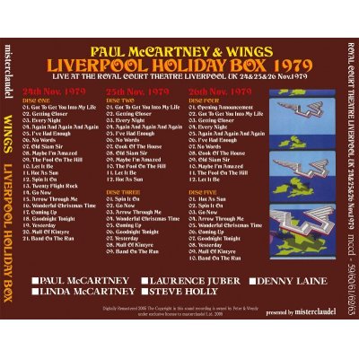 画像2: PAUL McCARTNEY / WINGS LIVERPOOL HOLIDAY BOX 【5CD】