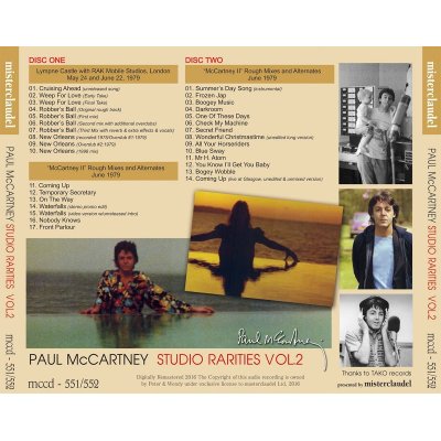 画像2: PAUL McCARTNEY / STUDIO RARITIES Vol.2 【2CD】