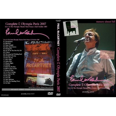 画像3: PAUL McCARTNEY / COMPLETE PARIS OLYMPIA 【1DVD】