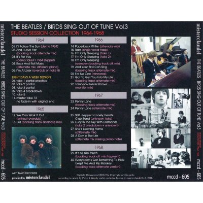 画像2: THE BEATLES / BIRDS SING OUT OF TUNE VOL.3 【1CD】