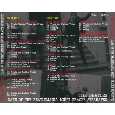 画像2: THE BEATLES / DAYS OF THE BEATLEMANIA MULTI TRACKS SEPARATED 【2CD】