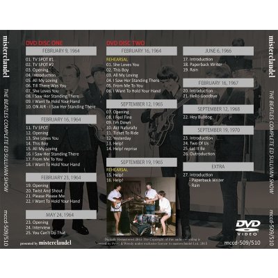 画像6: THE BEATLES / COMPLETE ED SULLIVAN SHOW 1962-1970 【2CD+2DVD】 