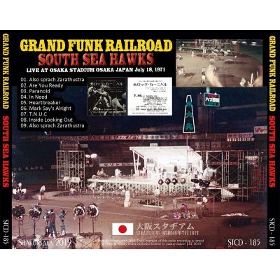 画像2: GRAND FUNK RAILROAD / SOUTH SEA HAWKS 1971 【1CD】