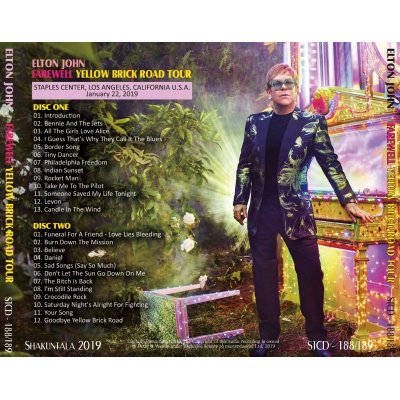 画像2: ELTON JOHN / FAREWELL YELLOW BRICK ROAD IN LOS ANGELES 【2CD】