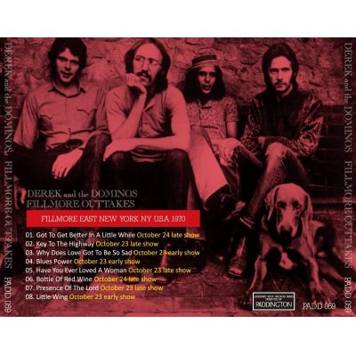 画像2: DEREK AND THE DOMINOS / FILLMORE OUTTAKES 【CD】