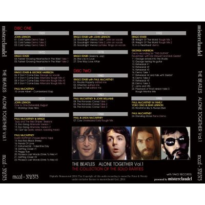 画像2: THE BEATLES / ALONE TOGETHER Vol.1 【2CD】