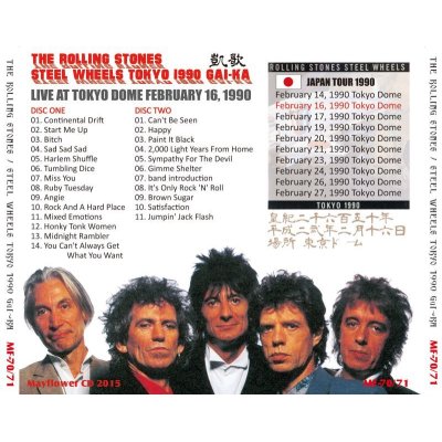 画像2: THE ROLLING STONES / STEEL WHEELS JAPAN TOUR 1990 GAI-KA 【2CD】