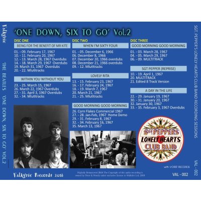 画像4: THE BEATLES / ONE DOWN, SIX TO GO Vol.2 【5CD】