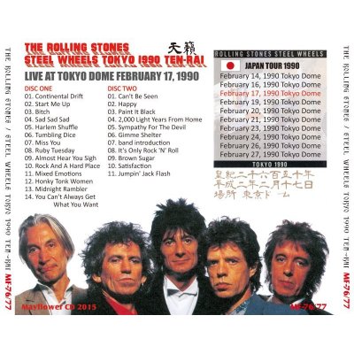 画像2: THE ROLLING STONES / STEEL WHEELS JAPAN TOUR 1990 TEN-RAI 【2CD】