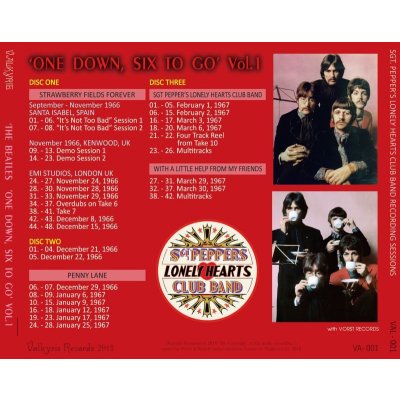 画像4: THE BEATLES / ONE DOWN, SIX TO GO Vol.1 【5CD】