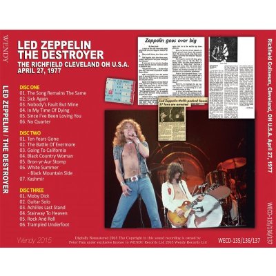 画像5: LED ZEPPELIN / THE DESTROYERS 1977 【6CD】