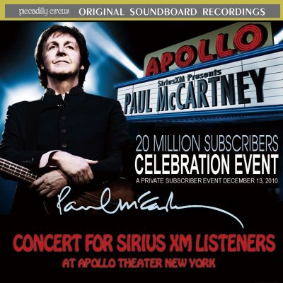 画像1: PAUL McCARTNEY / CONCERT FOR SIRIUS XM LISTENERS 【2CD】