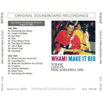 画像2: WHAM! / LIVE IN PHILADELPHIA 1985 【2CD】