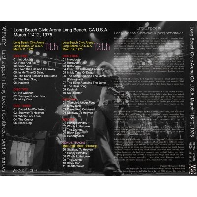 画像2: LED ZEPPELIN / LONG BEACH CONTINUOUS PERFORMANCES 【6CD】