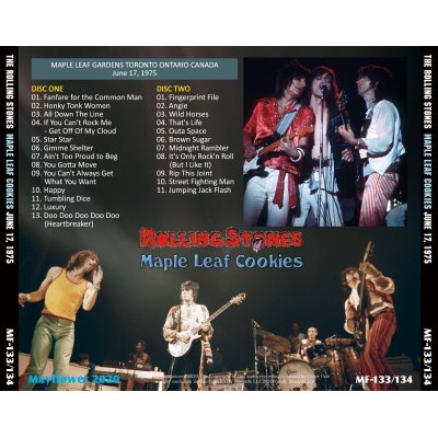 画像2: THE ROLLING STONES  1975 MAPLE LEAF COOKIES 2CD