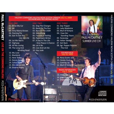 画像4: PAUL McCARTNEY 2009 LIVE ON THE COMMONS HALIFAX 3CD+2DVD
