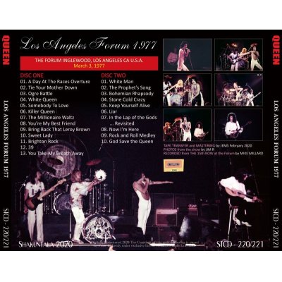 画像2: QUEEN 1977 LOS ANGELES FORUM 2CD