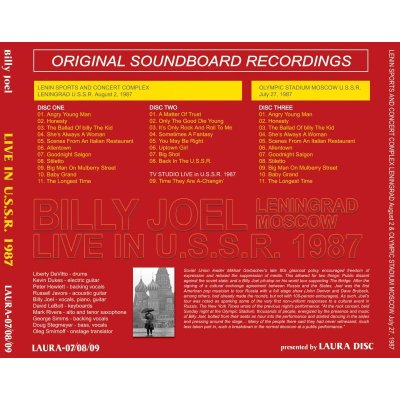 画像2: BILLY JOEL / LIVE IN U.S.S.R. 1987 【3CD】