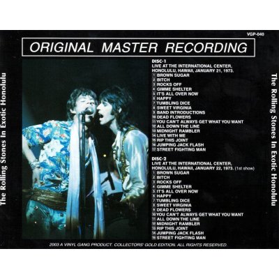 画像2: VGP-040 THE ROLLING STONES / IN EXOTIC HONOLULU