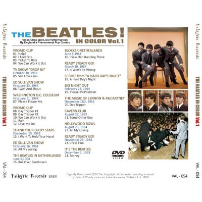 画像2: THE BEATLES / THE BEATLES IN COLOR Vol.1 DVD