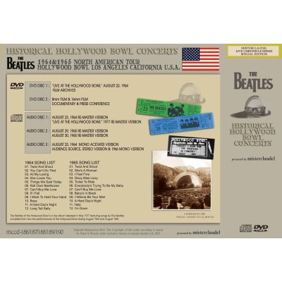 画像2: THE BEATLES / HISTORICAL HOLLYWOOD BOWL CONCERTS 【2DVD+3CD】