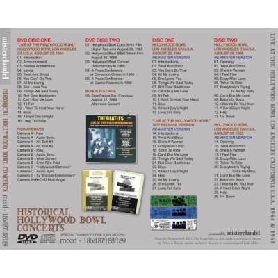 画像5: THE BEATLES / HISTORICAL HOLLYWOOD BOWL CONCERTS 【2DVD+3CD】