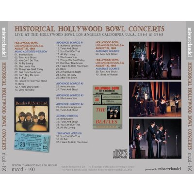 画像7: THE BEATLES / HISTORICAL HOLLYWOOD BOWL CONCERTS 【2DVD+3CD】